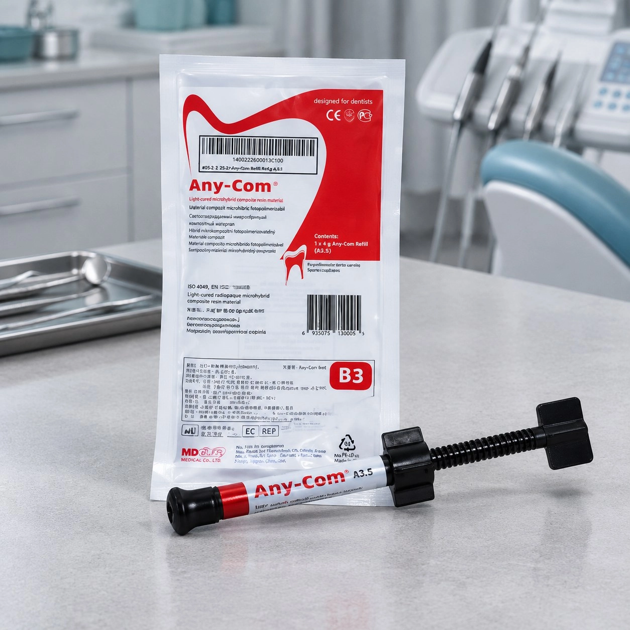 MEDICLUS Any-Com refill (Ені-ком) 4 г A3.5 — Матеріали терапевтичні