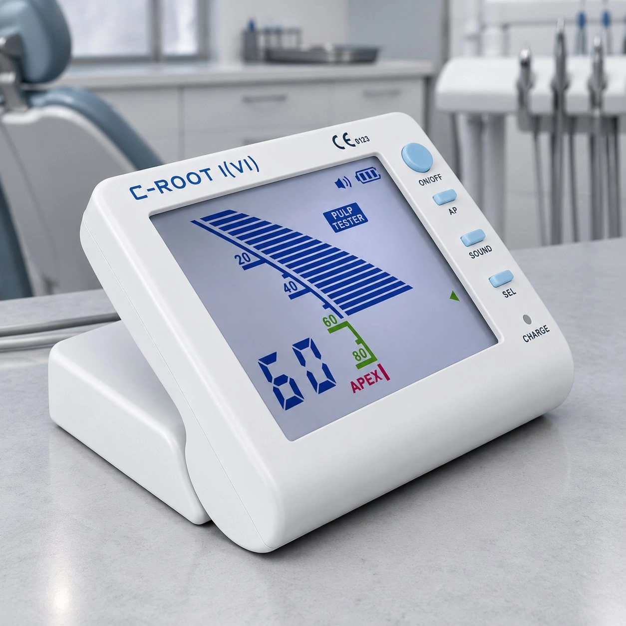 Апекслокатор со встроенным пульптестером COXO C-Root I VI — Обладнання терапевтичне