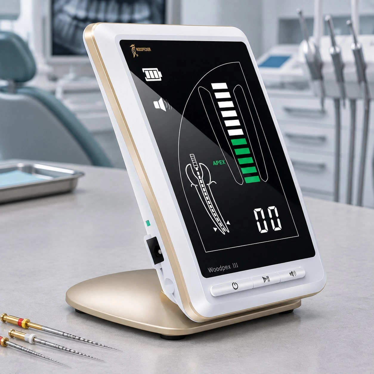 Woodpecker Апекслокатор Woodpex III Golden (Золотой) — Обладнання терапевтичне