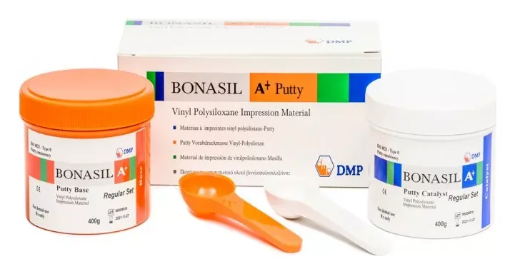 DMP Bonasil A-silicone (Бонасіл А-силікон) база 400 г + 400 г — Матеріали зуботехнічні