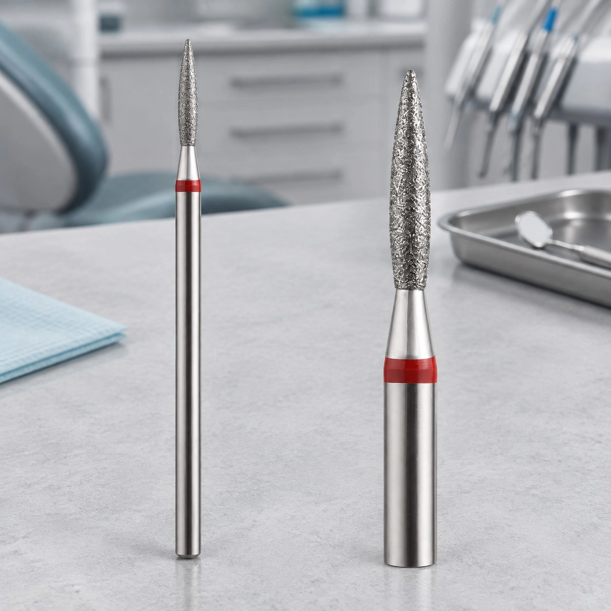 Sigmadent Asfarma Бор прямий (полум'я коротке 8 -10мм) ASFARMA 243 — Зуботехнічні інструменти