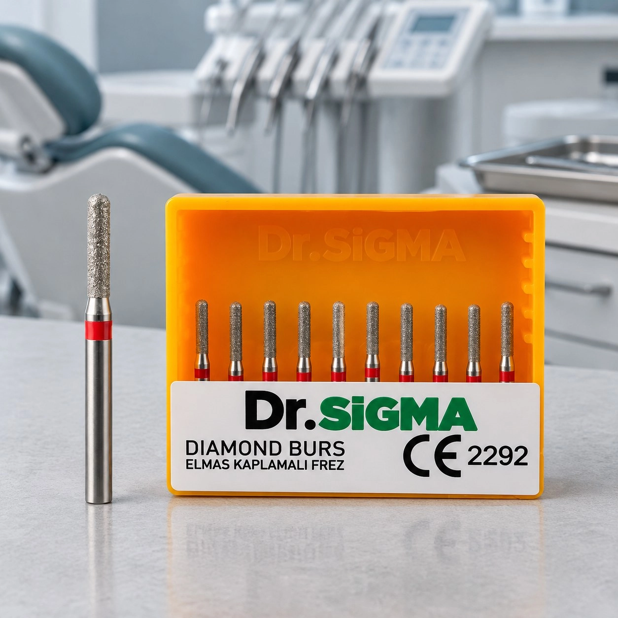 Sigmadent Asfarma Бор турбінний (циліндричний, напівсферичний) ASFARMA 314 140 — Терапевтичні інструменти