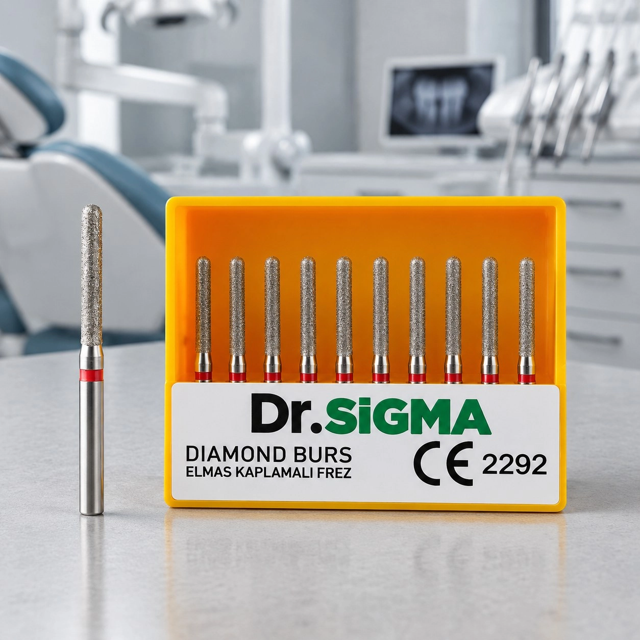 Sigmadent Asfarma Бор турбінний (циліндричний, напівсферичний) ASFARMA 314 142 — Терапевтичні інструменти