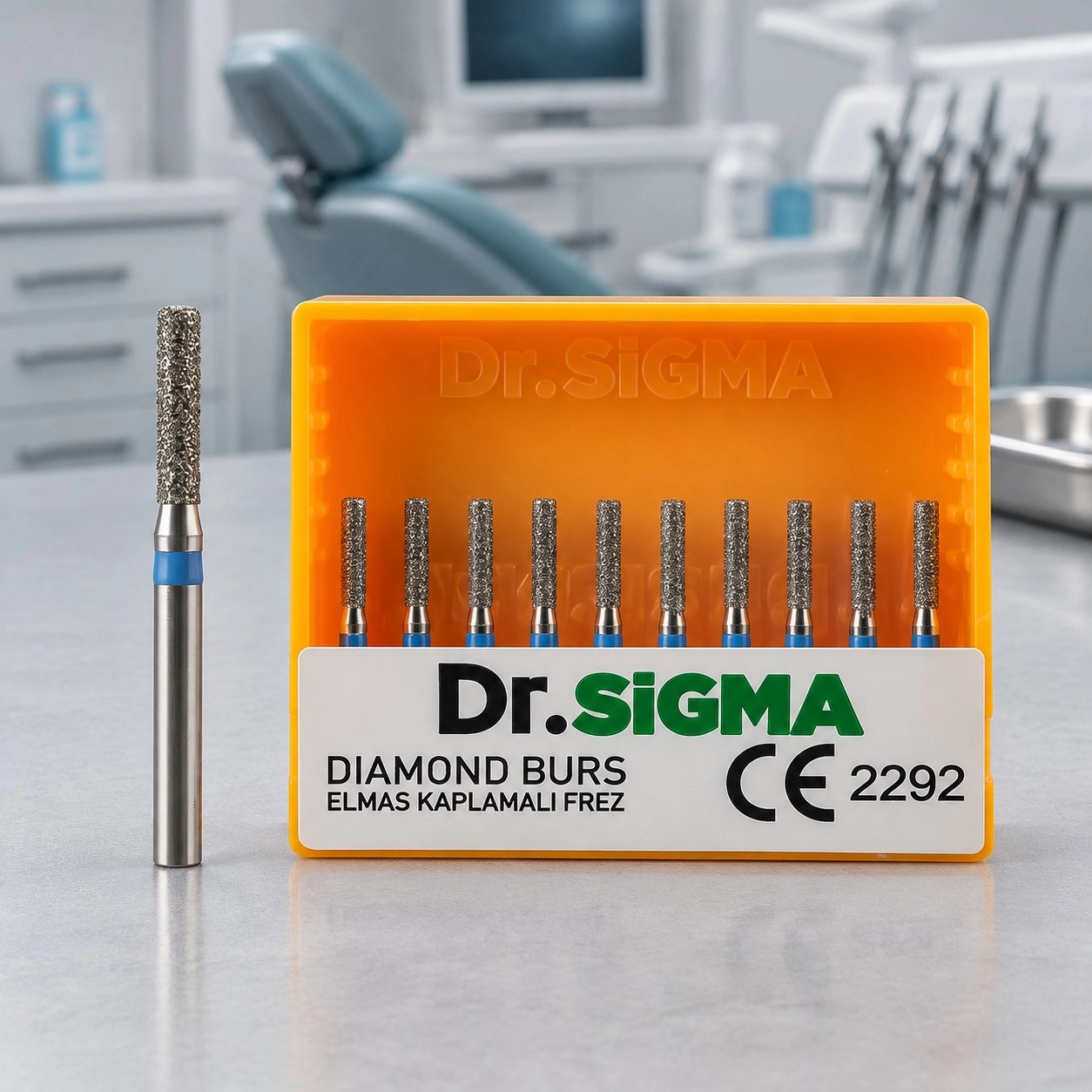 Sigmadent Asfarma Бор турбінний (циліндричний, різання бічне та кінцеве) ASFARMA 314 110 — Терапевтичні інструменти