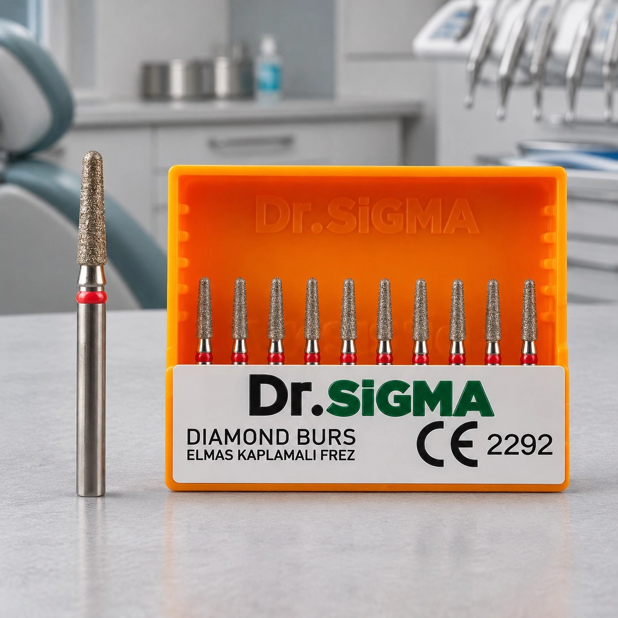 Sigmadent Asfarma Бор турбінний (конусний, куполоподібний) ASFARMA 314 197 — Терапевтичні інструменти