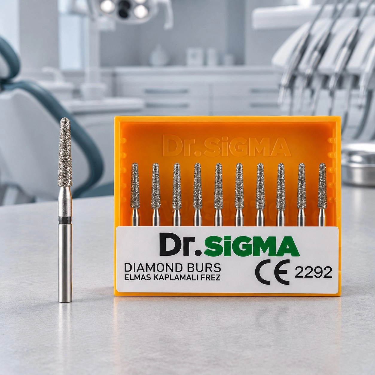 Sigmadent Asfarma Бор турбінний (конусний, куполоподібний) ASFARMA 314 198 — Терапевтичні інструменти
