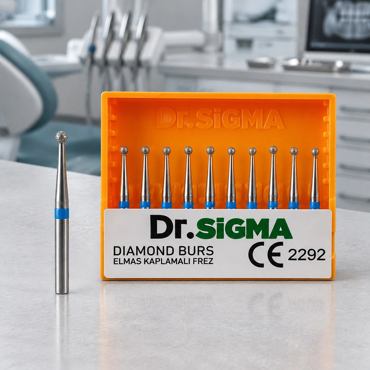 Sigmadent Asfarma Бор турбінний (сферичний довгий) ASFARMA 314 697 — Терапевтичні інструменти