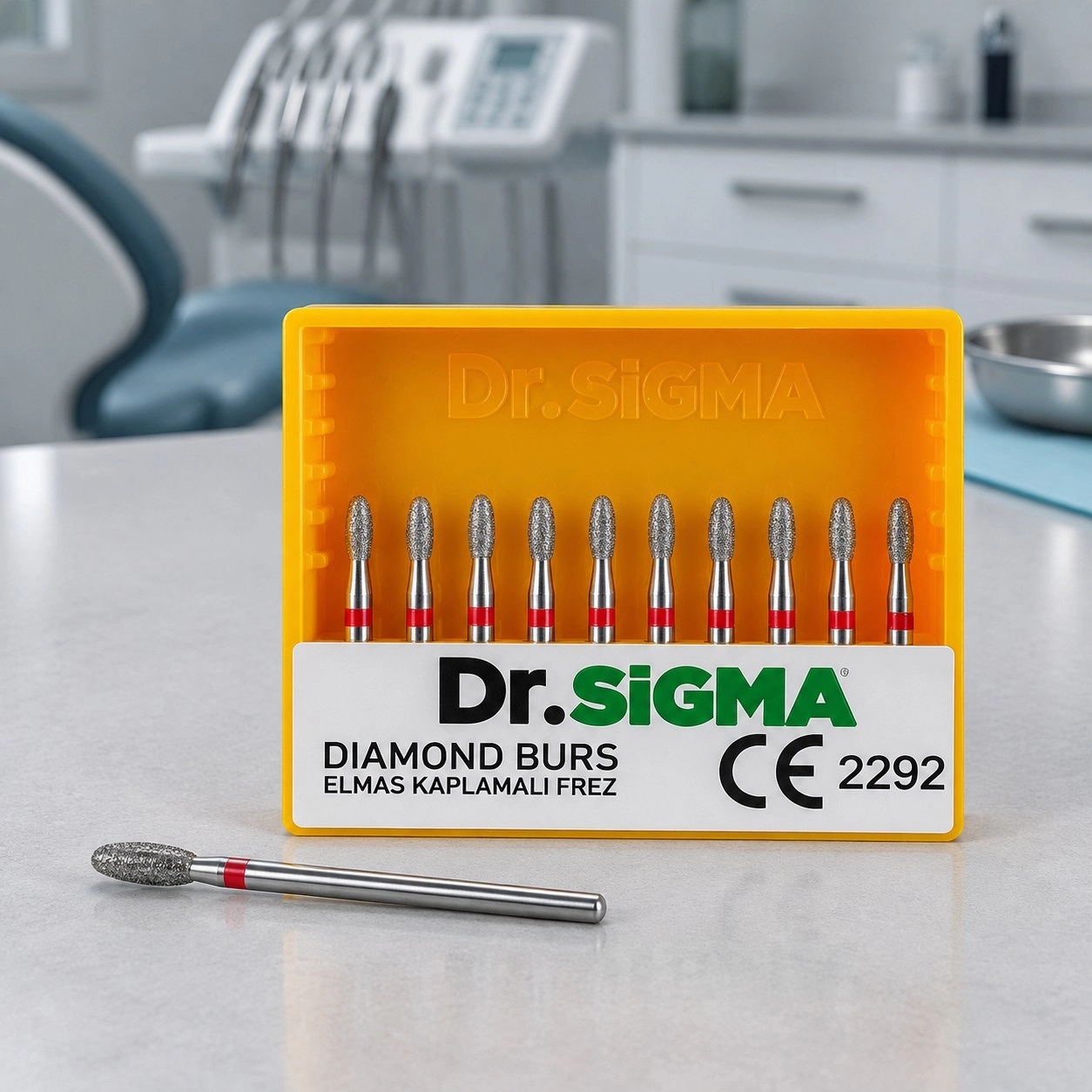 Sigmadent Asfarma Бор турбінний (яйце) ASFARMA 314 277 — Терапевтичні інструменти