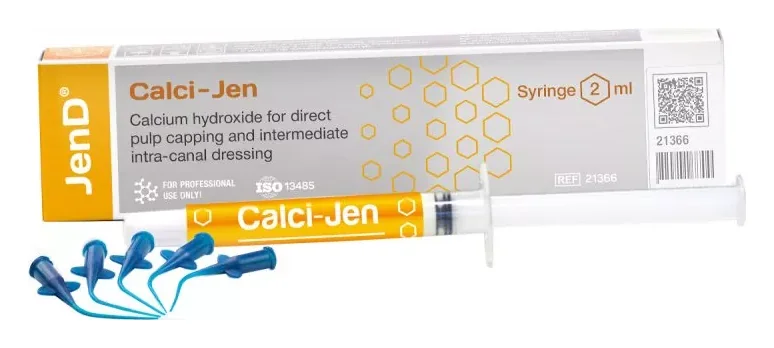 JenDental Calci-Jen гідроксид кальцію з йодоформом 2 мл — Матеріали терапевтичні