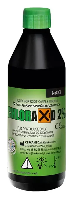 Cerkamed Chloraxid (Хлораксид) гипохлорит натрію 2% — Матеріали терапевтичні