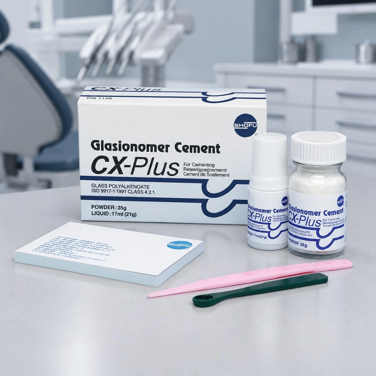 Cx-Plus Glasionomer cement (ЦХ-Плюс Глазіономер Цемент) 35 г + 17 мл