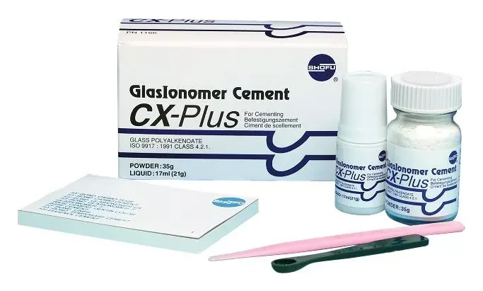 Shofu Cx-Plus Glasionomer cement (ЦХ-Плюс Глазіономер Цемент) 35 г + 17 мл — Матеріали терапевтичні