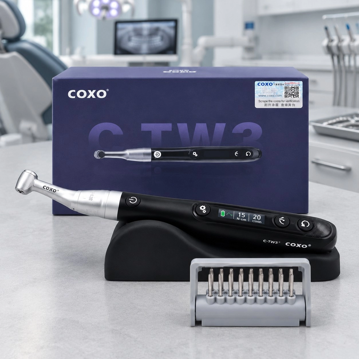 Динамометричний електричний ключ для імплантів COXO C-TW3 — Обладнання для хірургічної стоматології