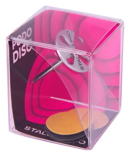 Staleks Диск педикюрний Pododisc PDset-20 20 мм і набір змінних файлів 180 гріт 5 шт — Інструменти для манікюру