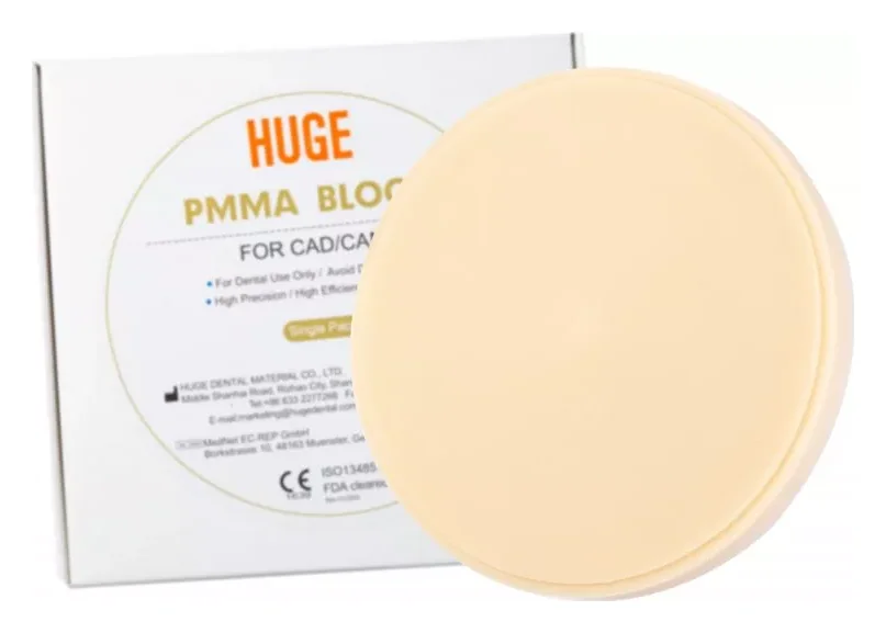 HUGE Диск поліметакрілатний PMMA Multilayer 98 — Матеріали зуботехнічні