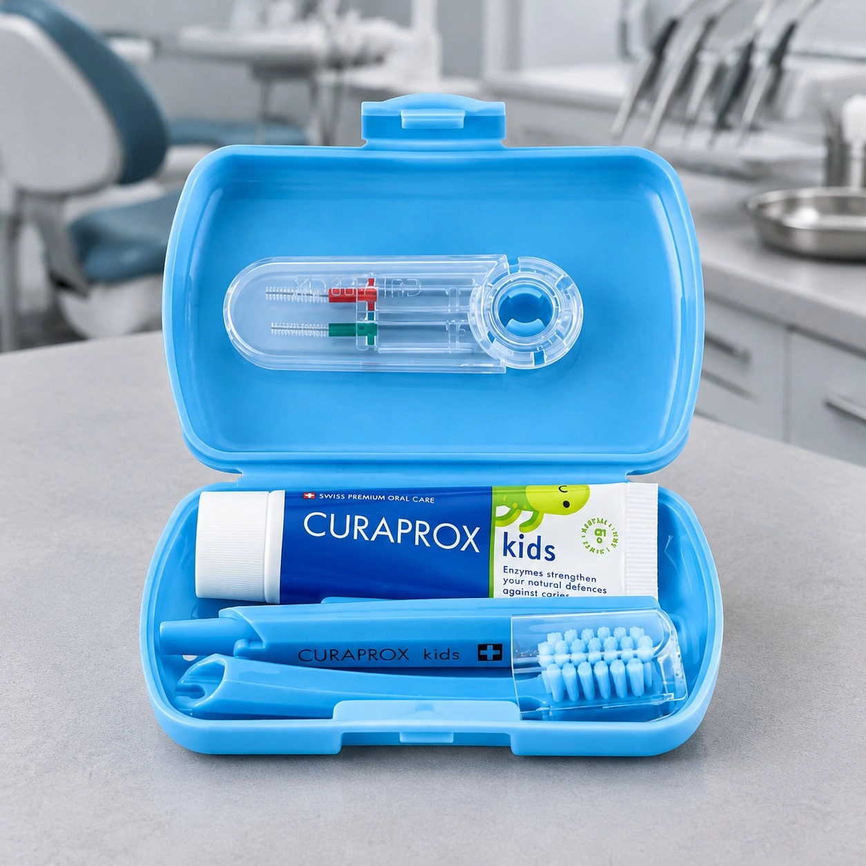 CURAPROX Дорожній набір дитячий Kids travel set — Засоби особистої гігієни