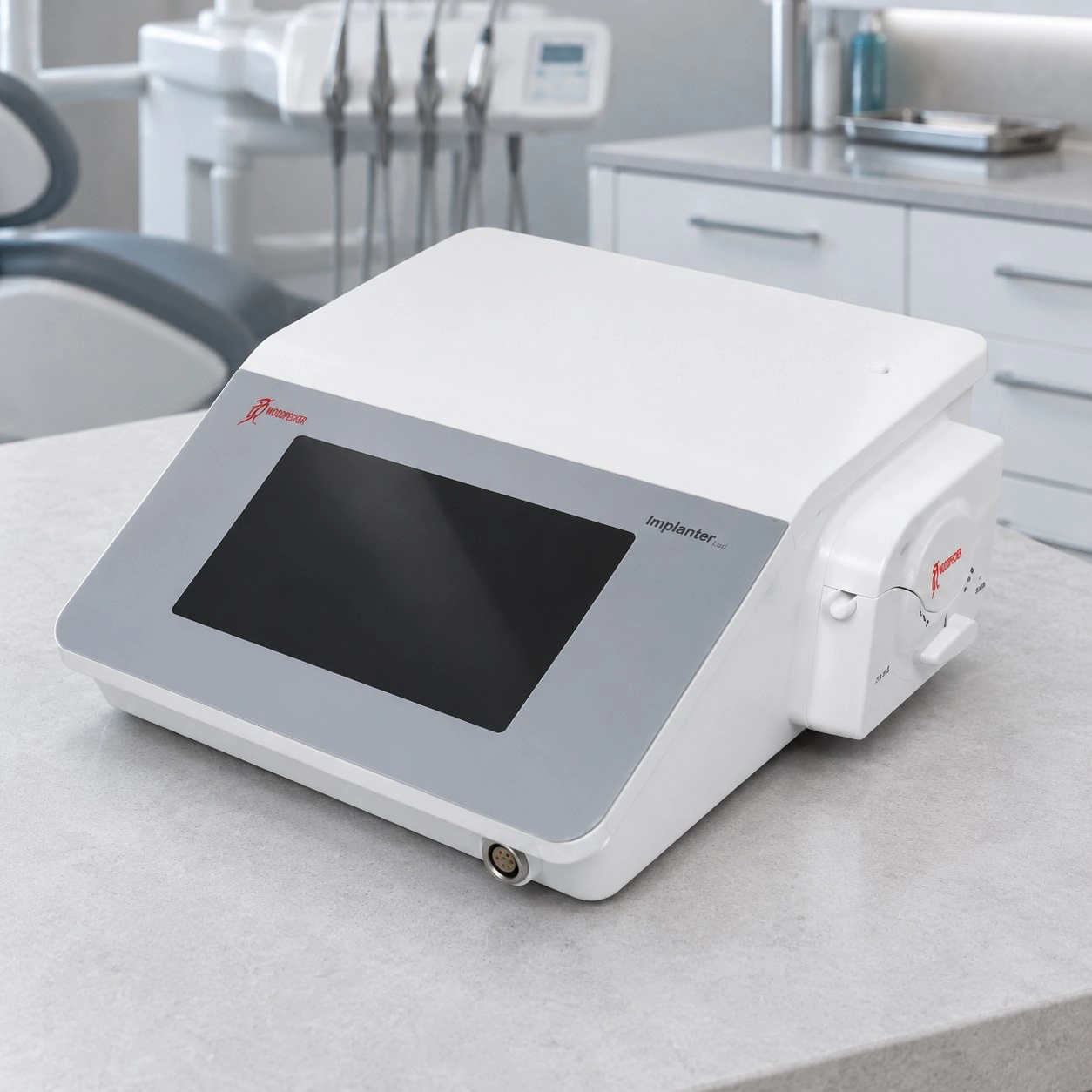 Фізіодиспенсер Woodpecker IMPLANTER Led автоклавуємий мотор — Обладнання для хірургічної стоматології