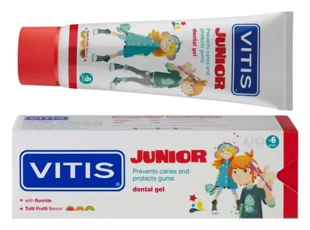 DENTAID Гель-паста для дітей VITIS JUNIOR 75 мл — Засоби особистої гігієни