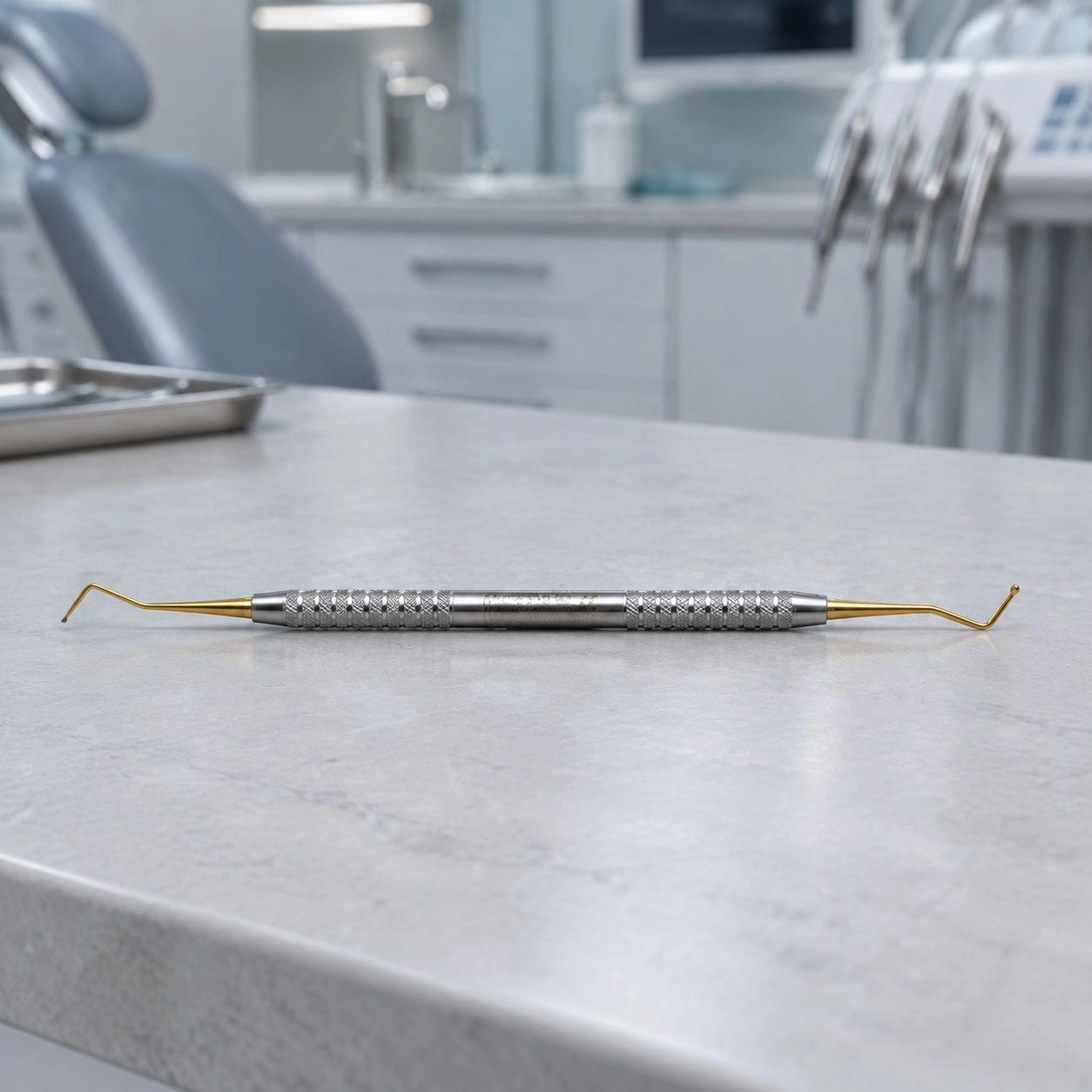 Asim Instruments Гладилка моделювальна (з золотистим напиленням) DE-555 — Терапевтичні інструменти
