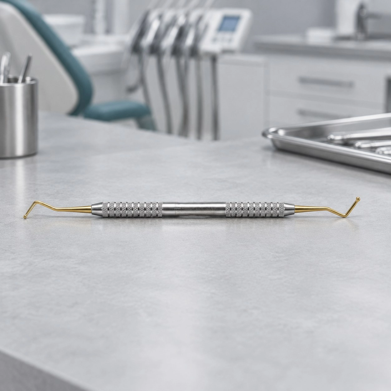 Asim Instruments Гладилка моделювальна (з золотистим напиленням) DE-556 — Терапевтичні інструменти