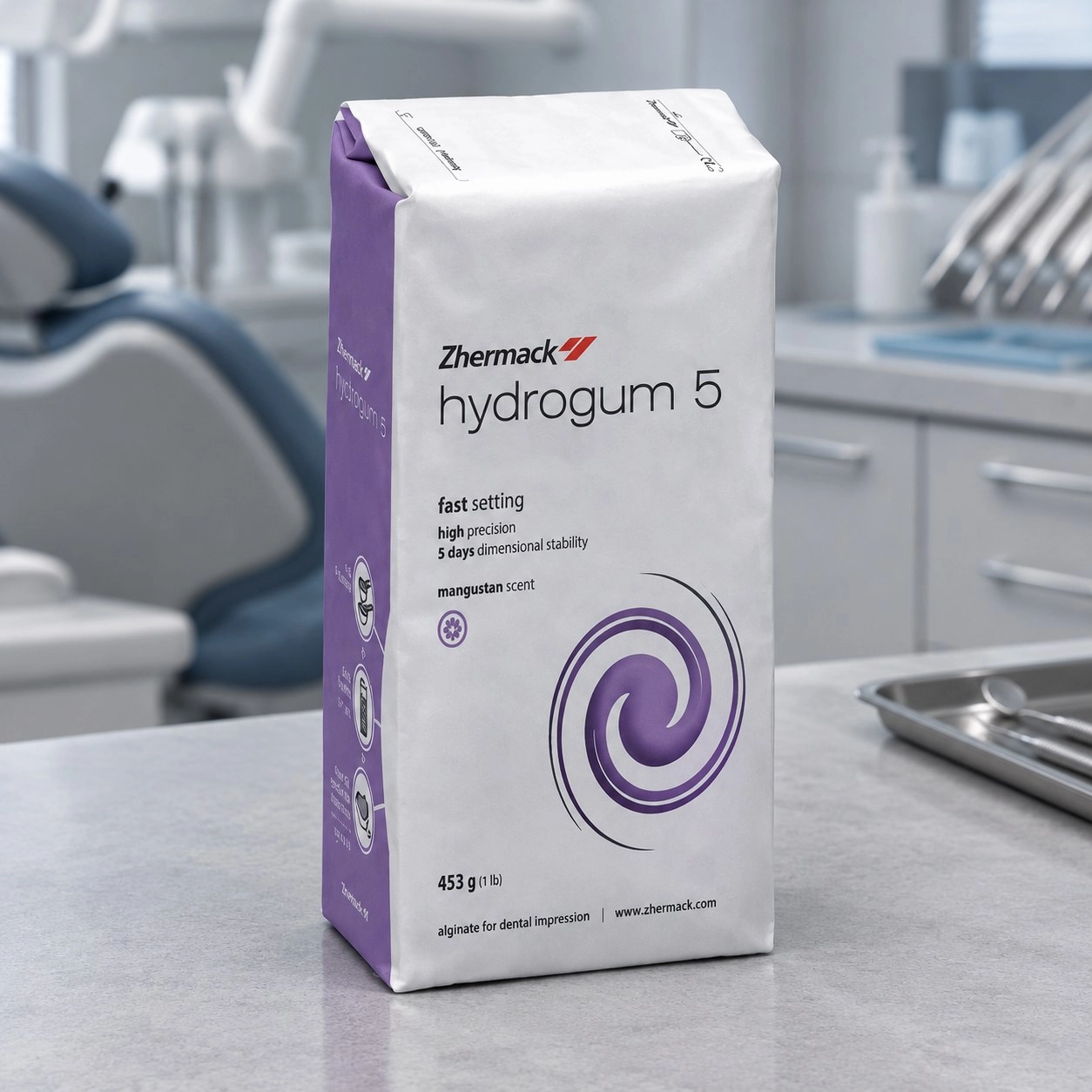 Zhermack Hydrogum 5 (Гідрогум 5) 453 г — Матеріали зуботехнічні