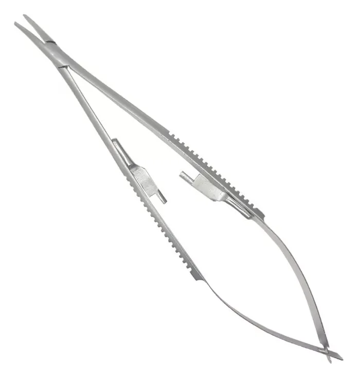 Asim Instruments Голкотримач Castroviejo вигнутий 14 см DE-1099 — Хірургічні інструменти