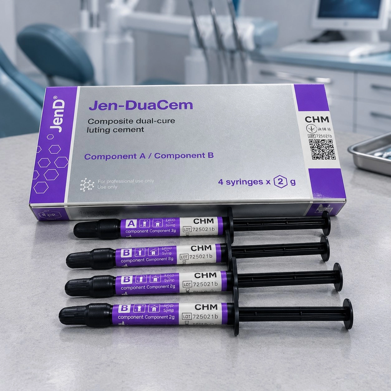 JenDental Jen-DuaCem (Джен-ДуаЦем) CHM 4 x 2 г — Матеріали терапевтичні