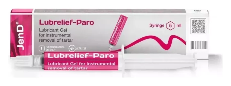 JenDental Гель анестезуючий Lubrelief-Paro (Любреліф-Паро), Jen-Relief (Джен-Реліф) гель 5 мл — Матеріали терапевтичні
