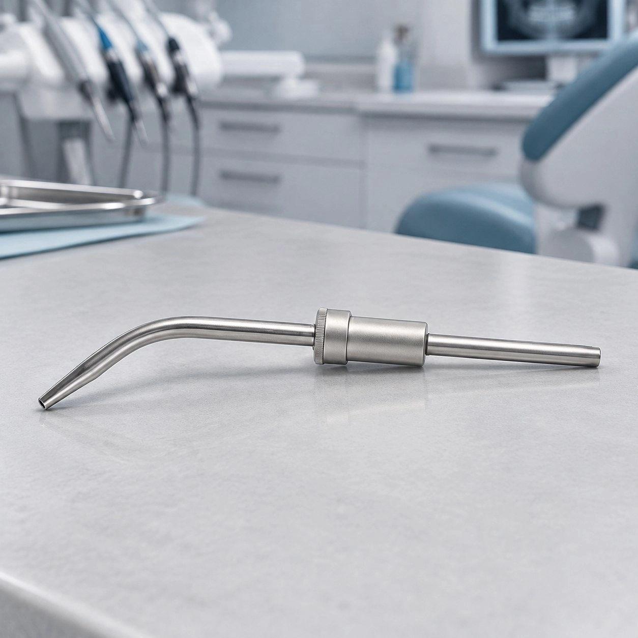 Asim Instruments Канюля для аспіраційної системи (з пасткою) DE-1734 — Імплантологічні інструменти
