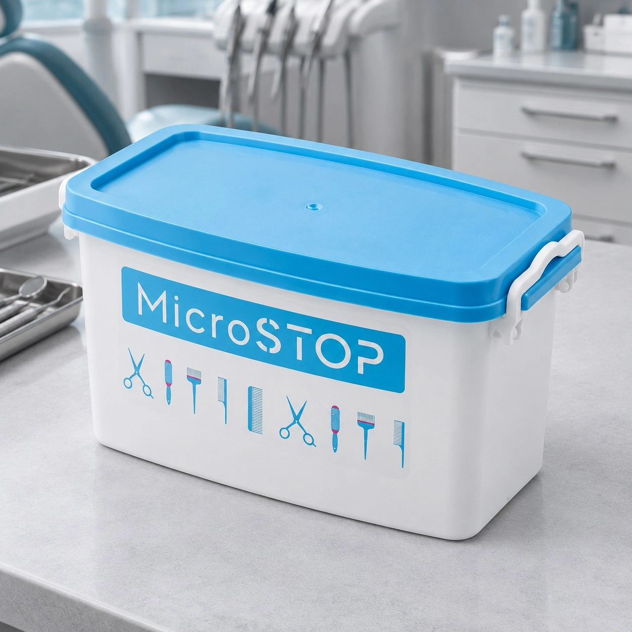 Контейнер для дезінфекції MicroSTOP 5 л — Інструменти для дезінфекції та стерилізації