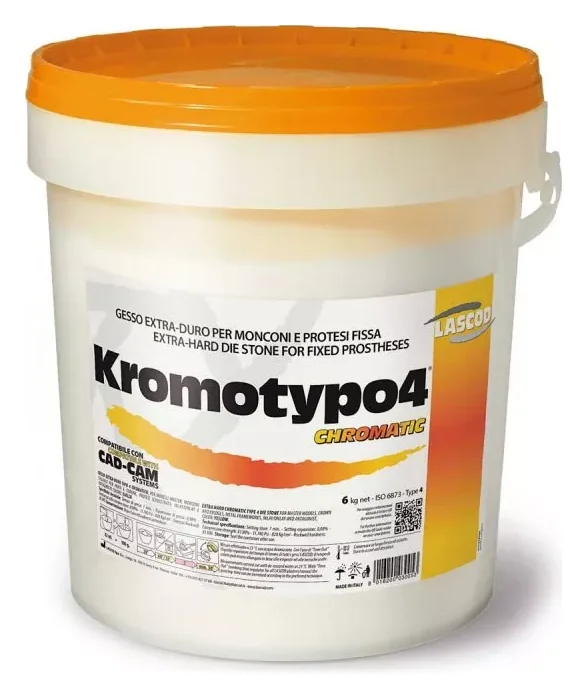 Lascod Kromotypo 4 (Кромотайп 4) хроматик 6 кг — Матеріали зуботехнічні