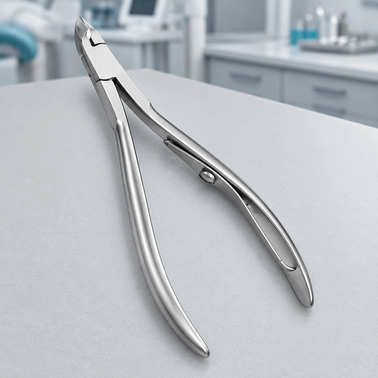 Asim Instruments Кусачки для кутикули 10 см / лезо 8 мм REF-1461-8 — Інструменти для манікюру