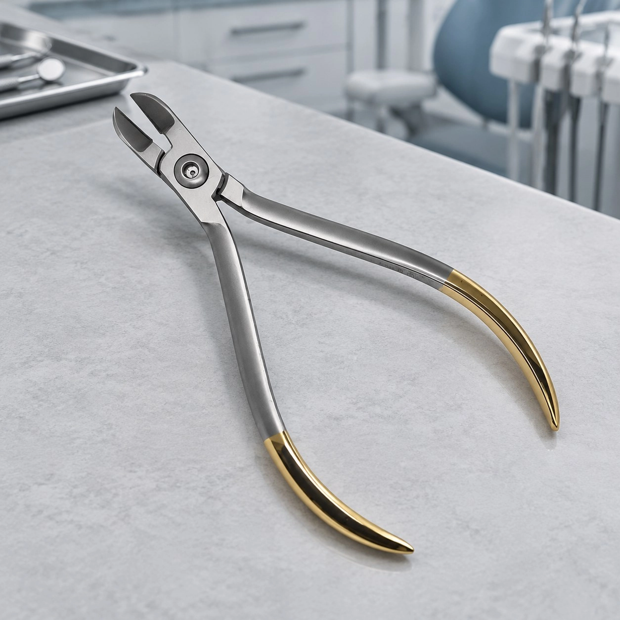 Asim Instruments Кусачки лігатурні (15°) для м'якого дроту DE-1355 — Ортодонтичні інструменти
