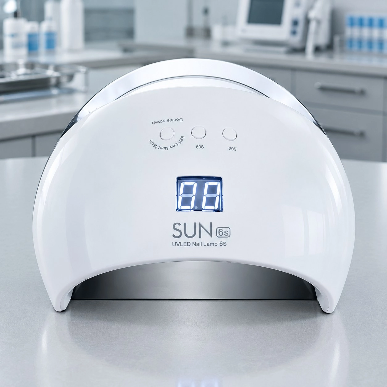 Лампа UV LED для манікюру SUN6S 48 Вт біла — Обладнання для манікюру
