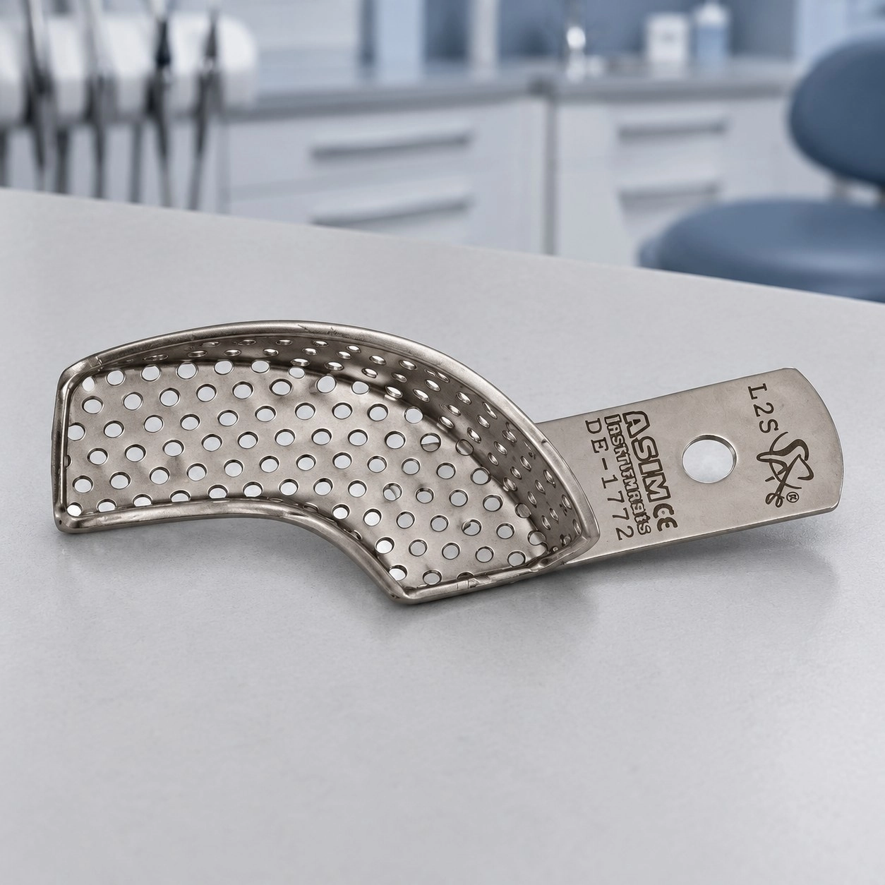 Asim Instruments Ложка для зняття зліпків часткова ліва №1 DE-1772 — Ортопедичні інструменти
