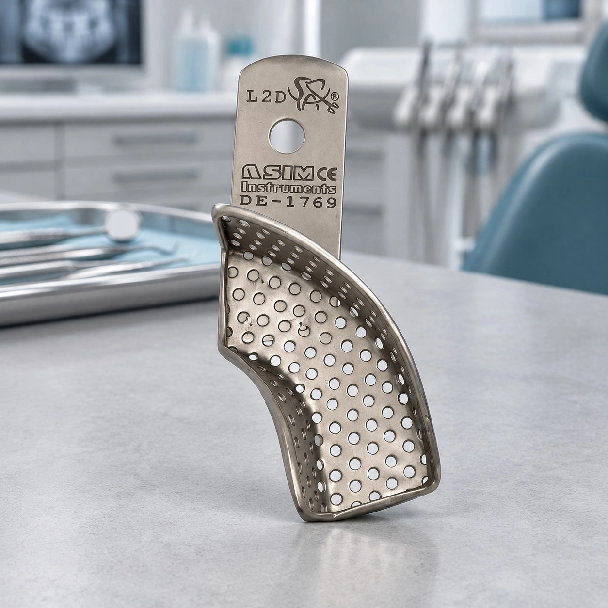 Asim Instruments Ложка для зняття зліпків часткова права №1 DE-1769 — Ортопедичні інструменти