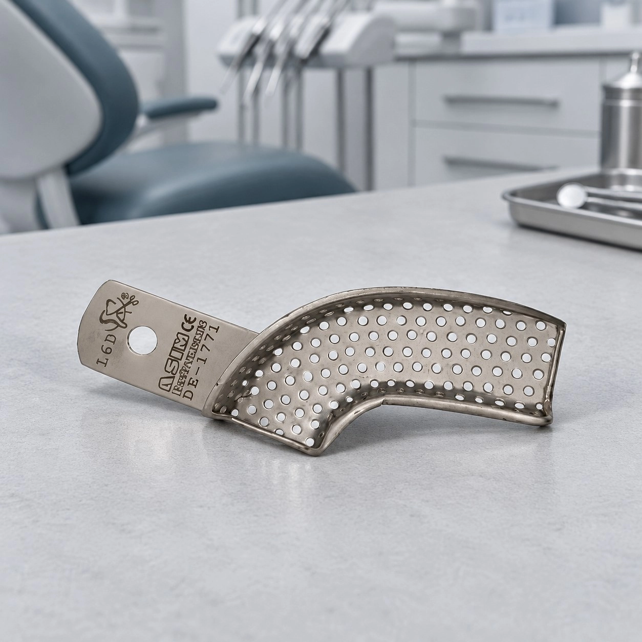 Asim Instruments Ложка для зняття зліпків часткова права №3 DE-1771 — Ортопедичні інструменти
