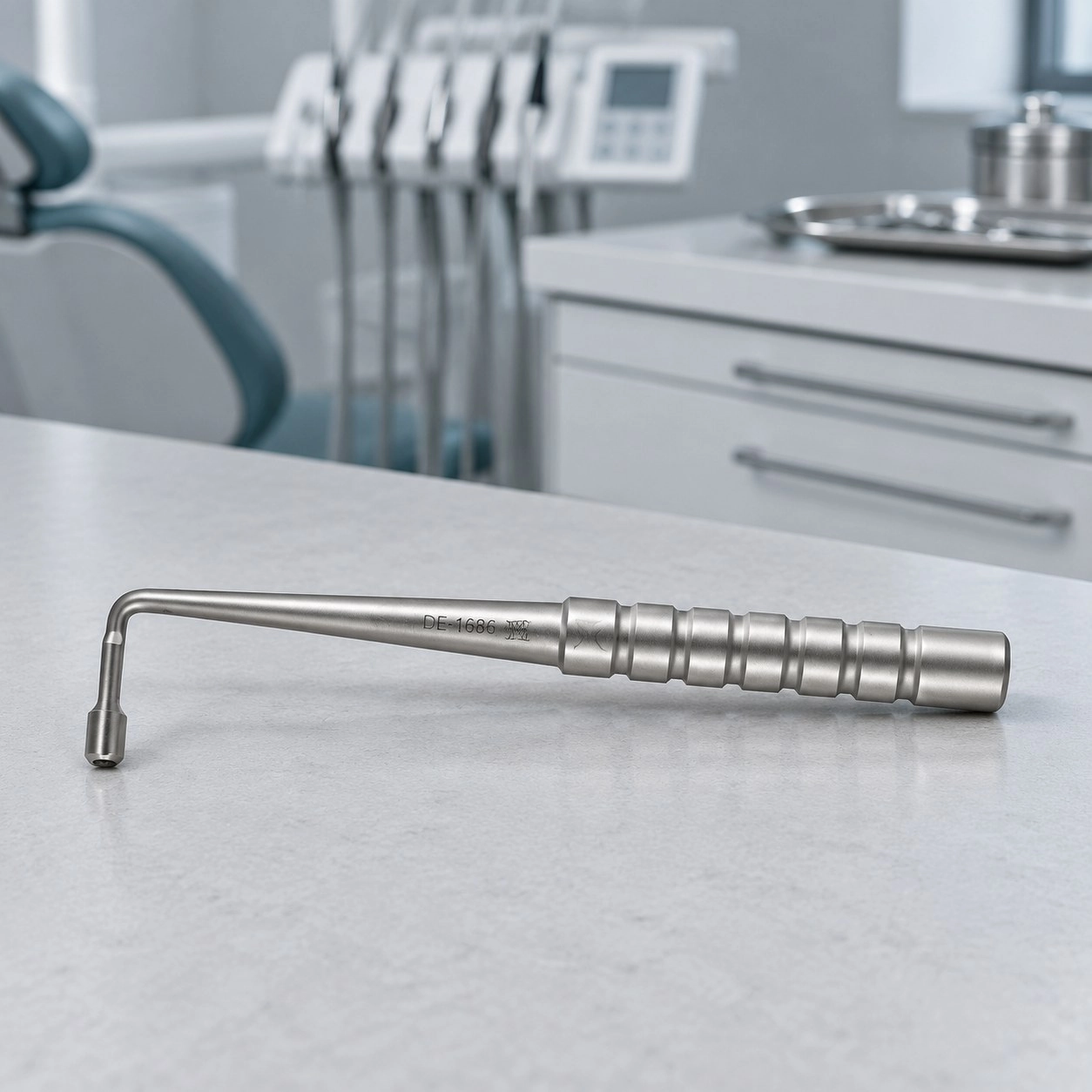 Asim Instruments Мукотом ручний вигнутий DE-1686 — Імплантологічні інструменти