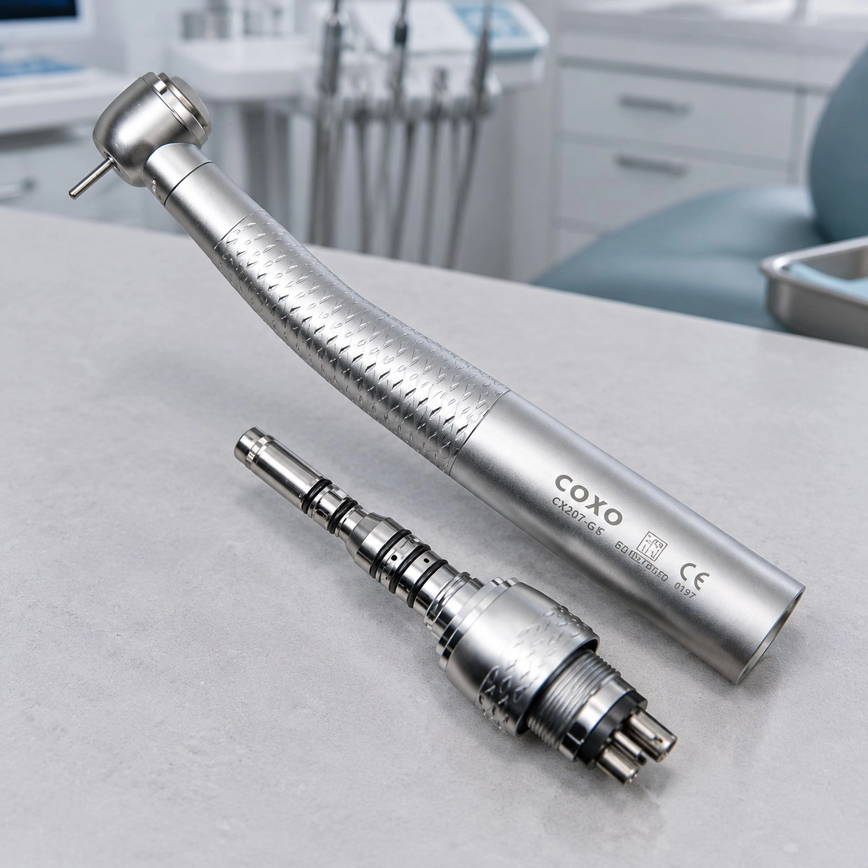 Наконечник турбінний COXO CX207-G SP LED multiflex Kavo