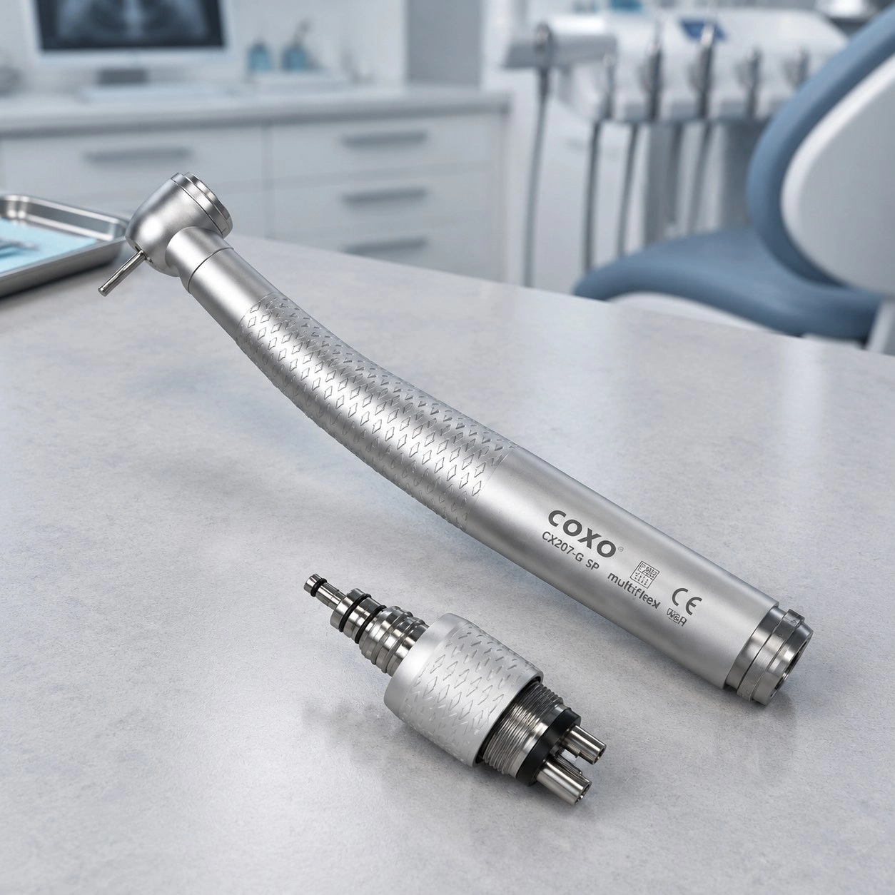 Наконечник турбінний COXO CX207-G SP LED multiflex W&H
