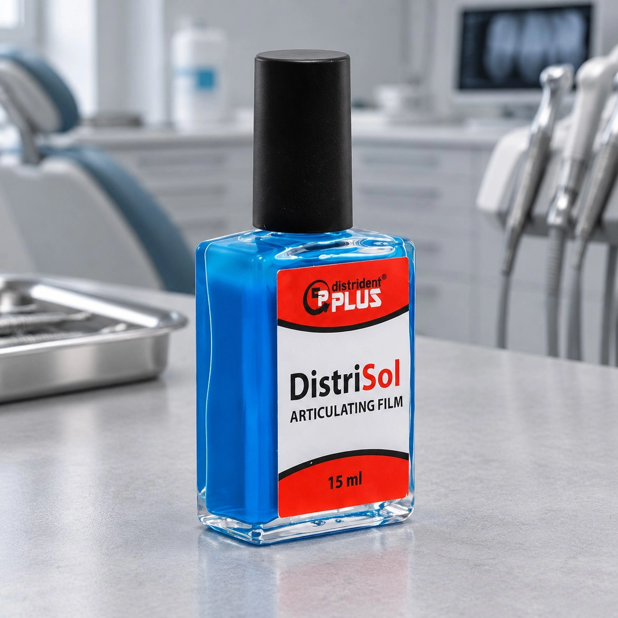 Distrident Plus Оклюзійна рідина (Distrisol Articulating Film) 15 мл Синій — Матеріали зуботехнічні