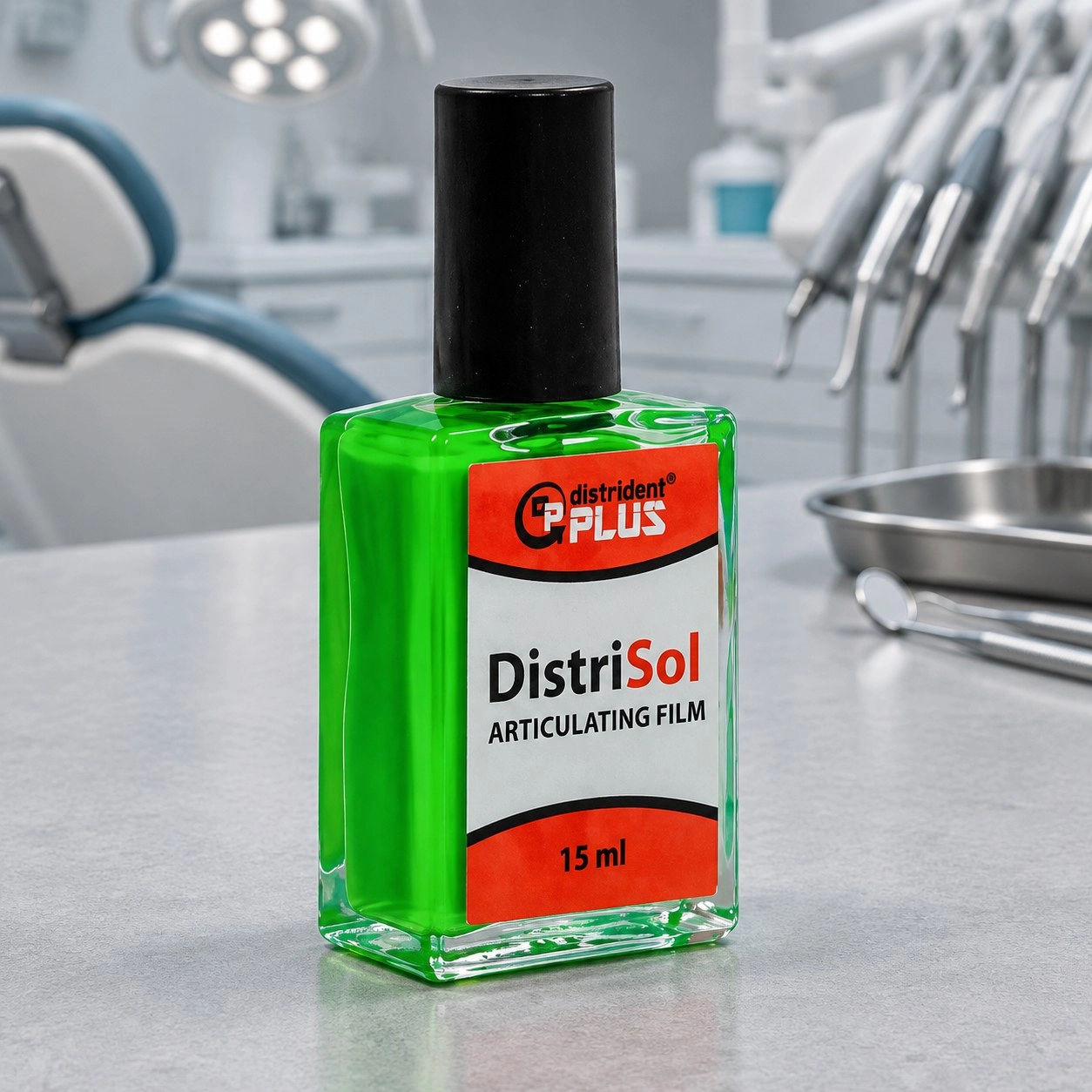 Distrident Plus Оклюзійна рідина (Distrisol Articulating Film) 15 мл Зелений — Матеріали зуботехнічні