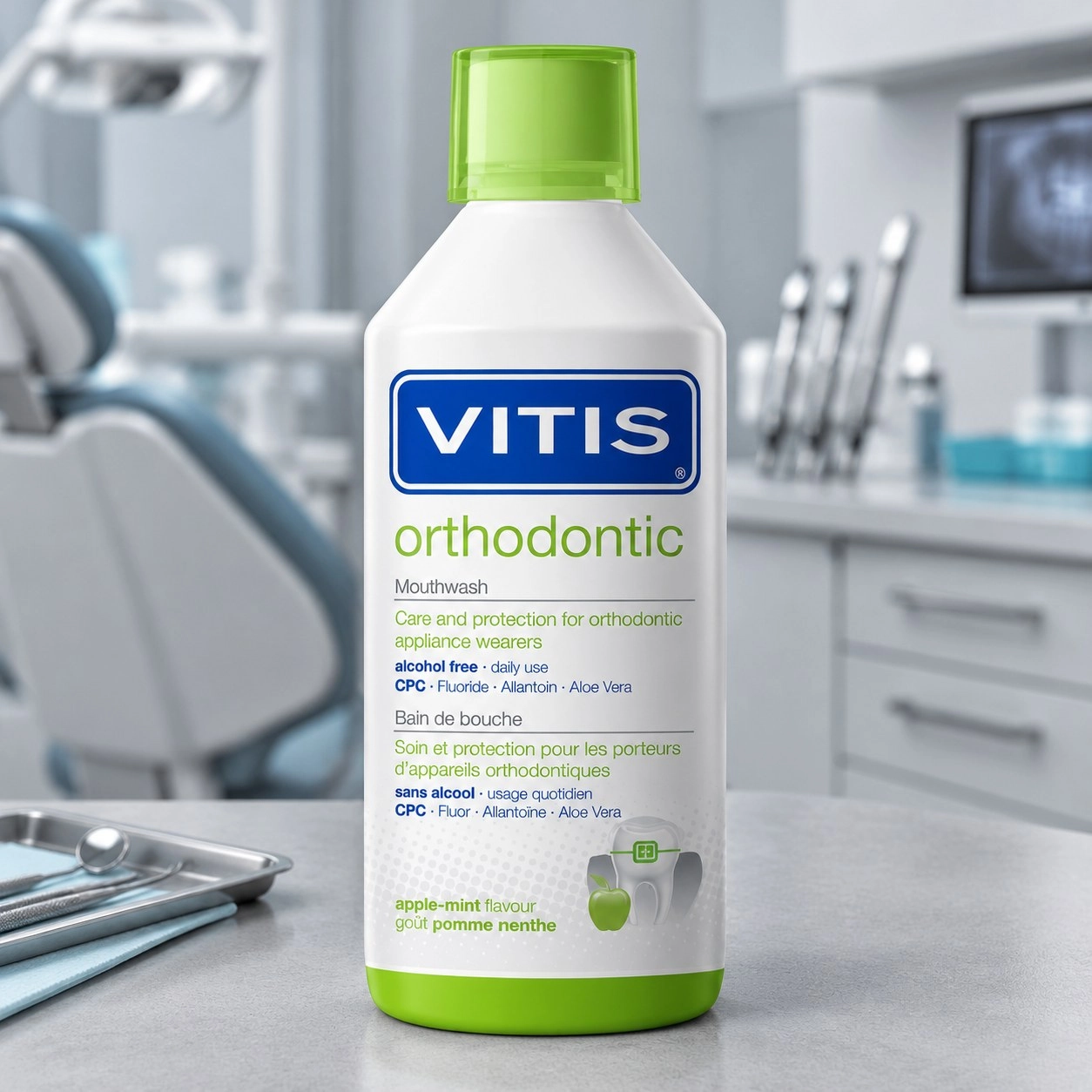 DENTAID Ополіскувач VITIS ORTHODONTIC 500 мл — Засоби особистої гігієни