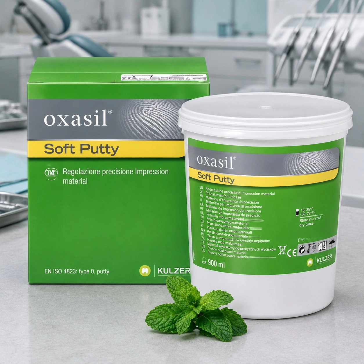 Heraeus Kulzer Oxasil Soft Putty (Оксасіл Софт) 900 мл — Матеріали ортопедичні