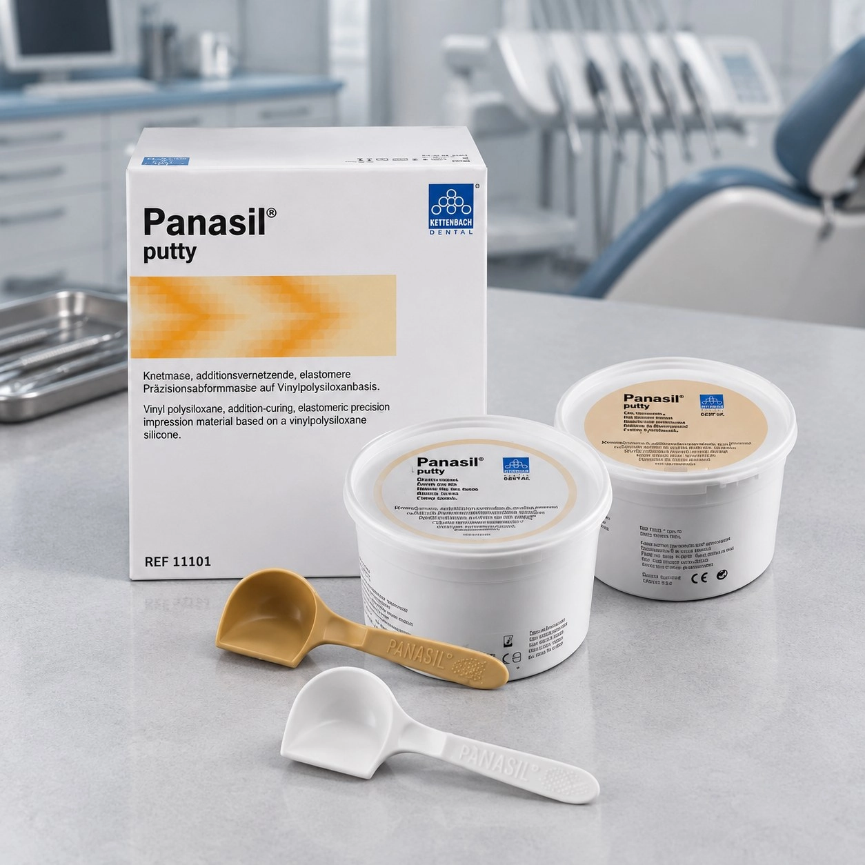 Kettenbach Panasil Putty (Панасіл Путті) 2 x 450 мл — Матеріали зуботехнічні