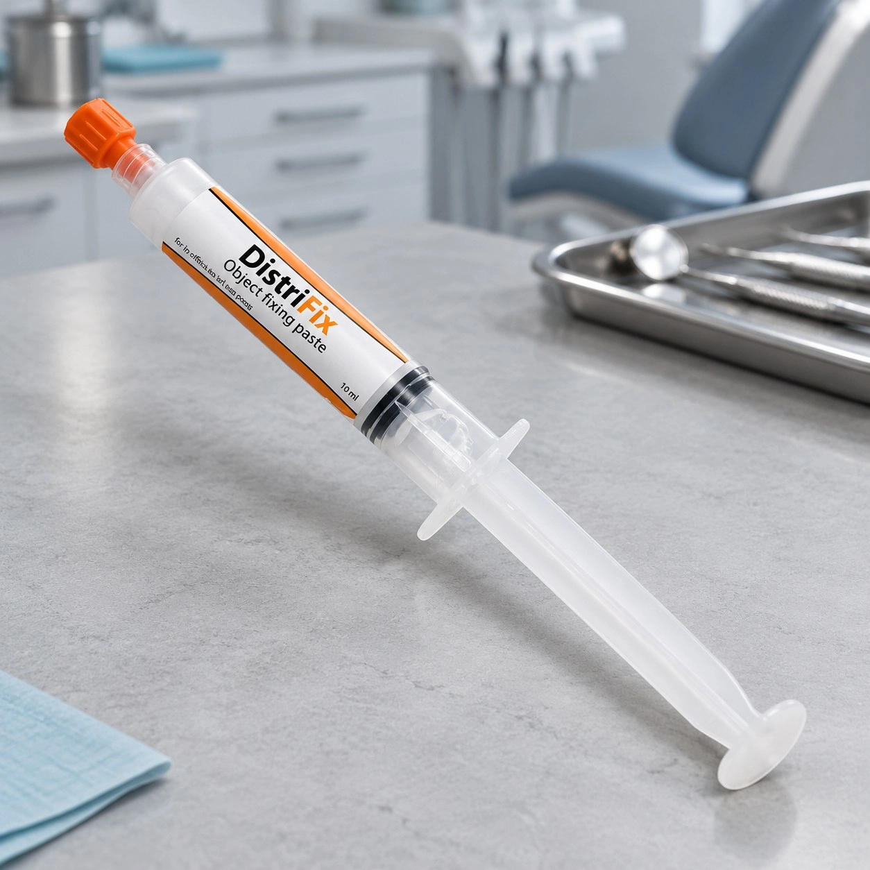 Distrident Plus Паста для фіксації коронок при випалюванні (DistriFix Object fixing paste) 10 мл — Матеріали зуботехнічні
