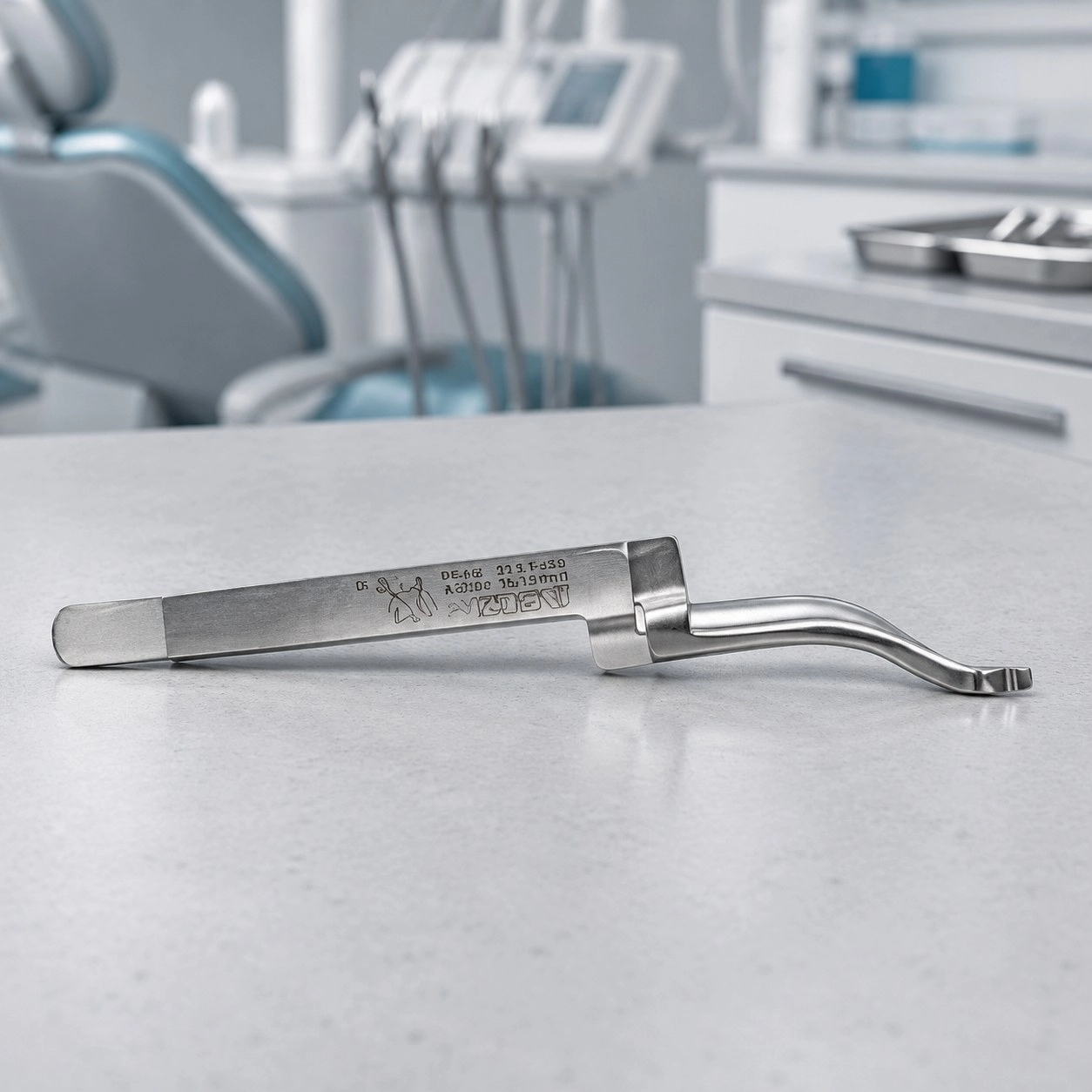 Asim Instruments Пінцет зворотний для абатментів (1,3/1,9 мм) DE-1652 — Імплантологічні інструменти