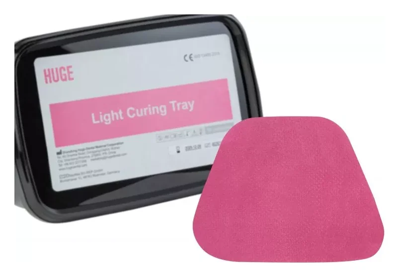 HUGE Пластини для індивідуальних ложок LIGHT CURING TRAY 50 шт — Матеріали зуботехнічні
