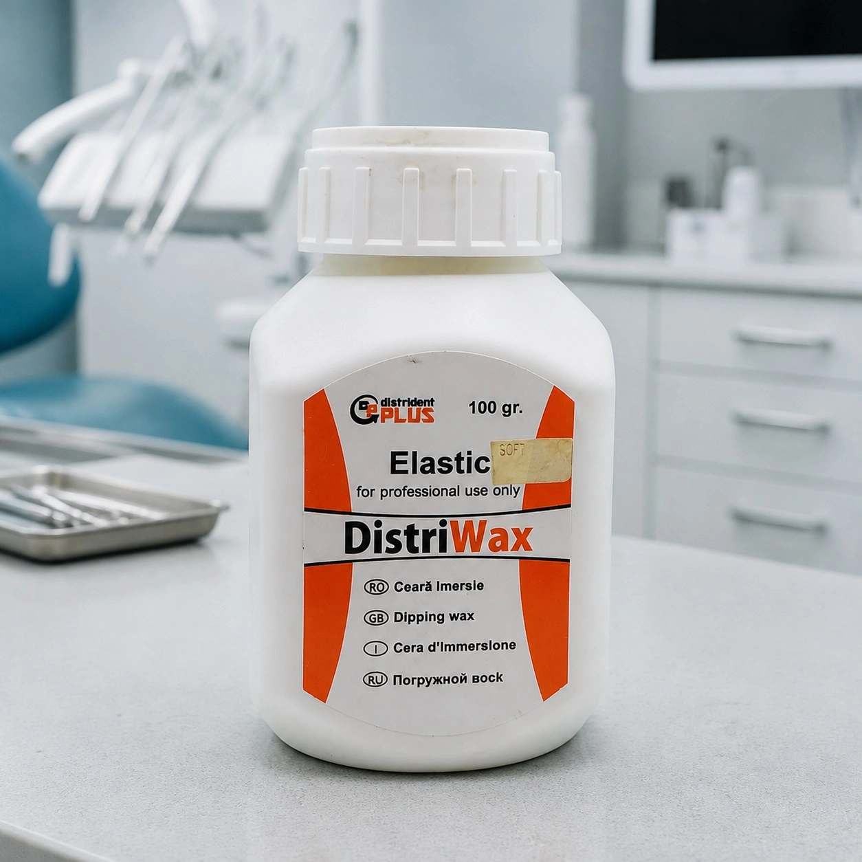 Distrident Plus Занурювальний віск еластичний (DistriWax Elastic Soft) стружка 100 г — Матеріали зуботехнічні