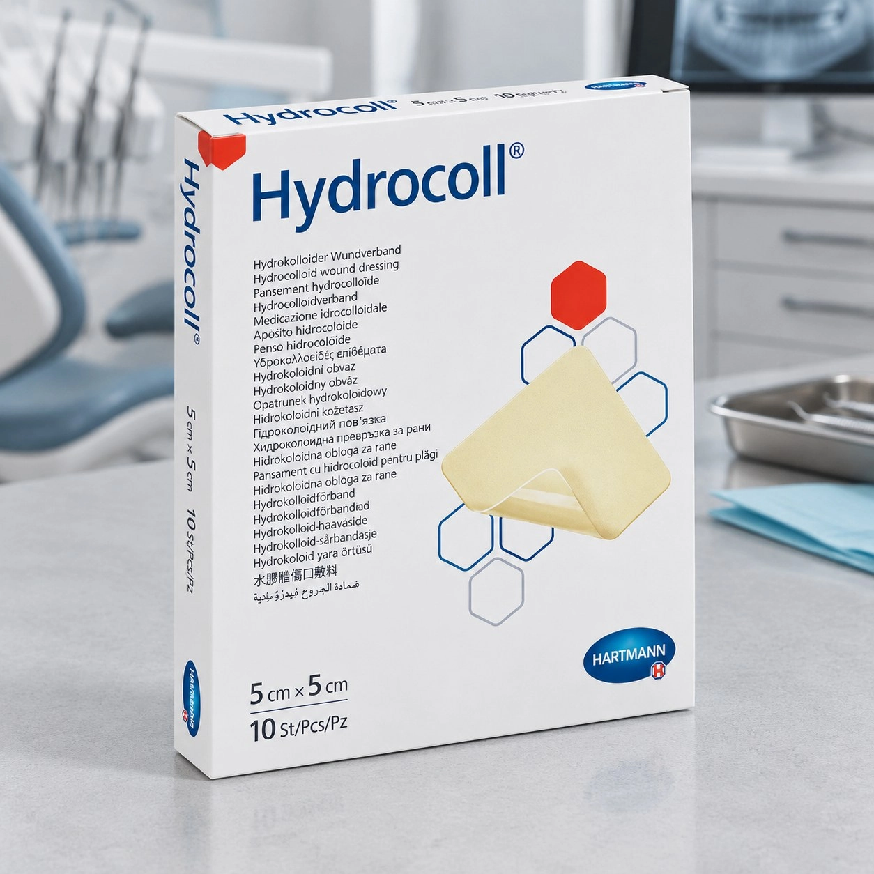 HARTMANN Пов’язка гідроколоїдна Hydrocoll (5 см х 5 см) 1 шт — Розгрузки та тейпи